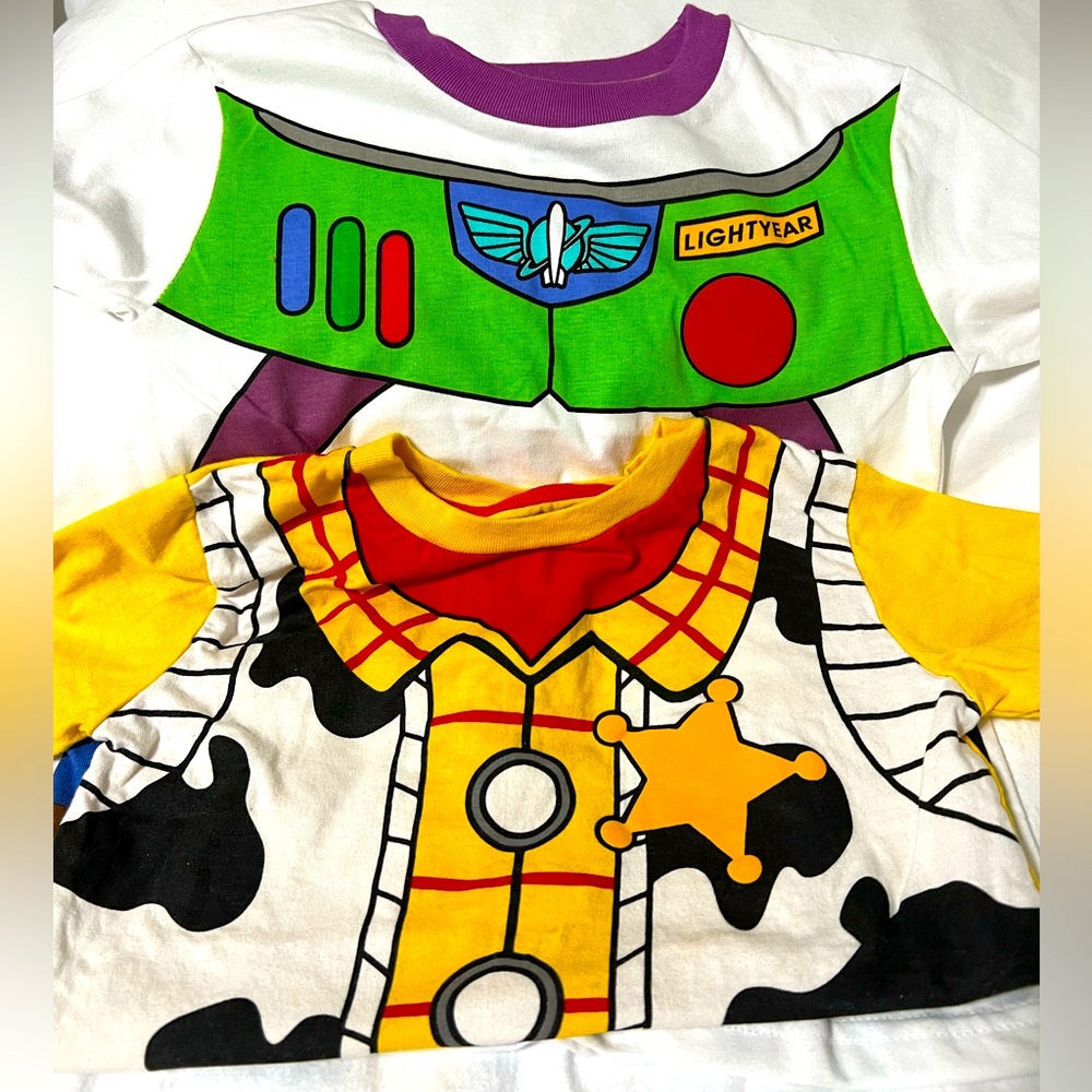 2 boys shirts Size 5T. NWOT buzz light year and Woody from Toy Story.